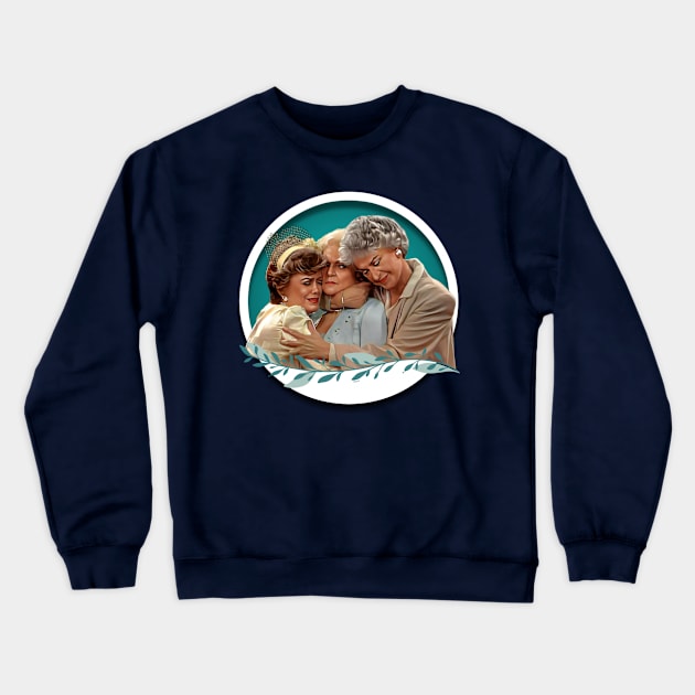 Golden Girls Hugging Crewneck Sweatshirt by Zbornak Designs